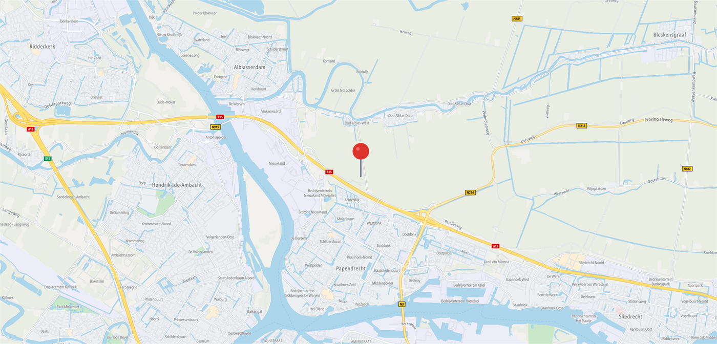 Locatie Truckshow Molenlanden - Veerweg Oud-Alblas